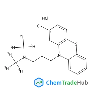 3-(2-Chloro-10H-phenothiazin-10-yl)-N,N-bis[(~2~H_3_)methyl]-1-propanamine hydrochloride (1:1)