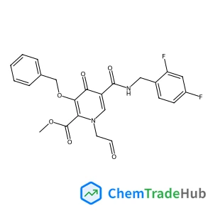 Methyl 3-(benzyloxy)-5-[(2,4-difluorobenzyl)carbamoyl]-4-oxo-1-(2-oxoethyl)-1,4-dihydro-2-pyridinecarboxylate