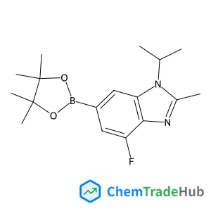 4-Fluoro-1-isopropyl-2-methyl-6-(4,4,5,5-tetramethyl-1,3,2-dioxaborolan-2-yl)-1H-benzimidazole