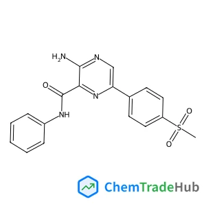 3-amino-6-(4-methylsulfonylphenyl)-N-phenyl-pyrazine-2-carboxamide
