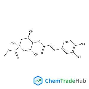 Methyl (1S,3R,4S,5R)-4-{[(2E)-3-(3,4-dihydroxyphenyl)-2-propenoyl]oxy}-1,3,5-trihydroxycyclohexanecarboxylate