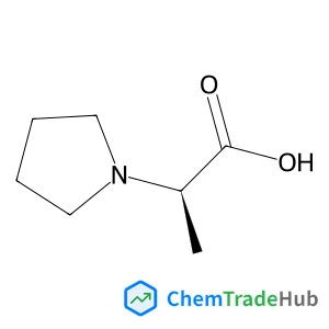 (2R)-2-(1-Pyrrolidinyl)propanoic acid