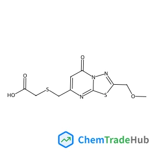 ({[2-(Methoxymethyl)-5-oxo-5H-[1,3,4]thiadiazolo[3,2-a]pyrimidin-7-yl]methyl}sulfanyl)acetic acid