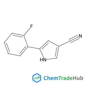5-(2-fluorophenyl)-1H-pyrrole-3-carbonitrile