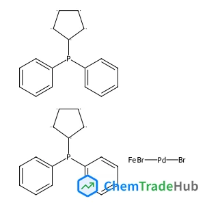 cyclopentyl(diphenyl)phosphane;dibromopalladium;iron