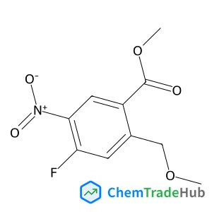 Methyl 4-fluoro-2-(methoxymethyl)-5-nitrobenzoate structure