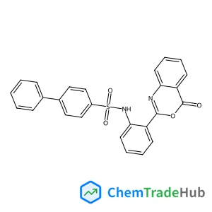 [1,1'-Biphenyl]-4-sulfonamide, N-[2-(4-oxo-4H-3,1-benzoxazin-2-yl)phenyl]-