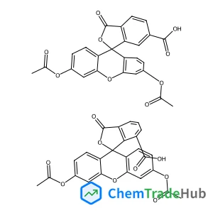 Spiro[isobenzofuran-1(3H),9'-[9H]xanthene]-ar-carboxylic acid, 3',6'-bis(acetyloxy)-3-oxo-