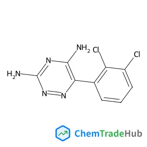 Lamotrigine-13C3,d3 structure