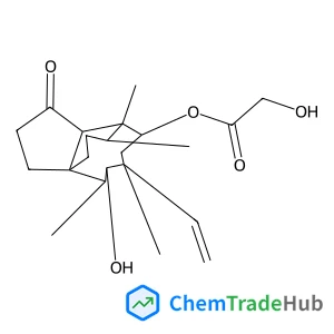 3-Hydroxy-2,4,7,14-tetramethyl-9-oxo-4-vinyltricyclo[5.4.3.0~1,8~]tetradec-6-yl glycolate