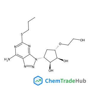 (1S,2S,3R,5S)-3-[7-Amino-5-(propylsulfanyl)-3H-[1,2,3]triazolo[4,5-d]pyrimidin-3-yl]-5-(2-hydroxyethoxy)-1,2-cyclopentanediol