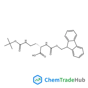 (2S)-2-{[(9H-Fluoren-9-ylmethoxy)carbonyl]amino}-4-({[(2-methyl-2-propanyl)oxy]carbonyl}amino)butanoic acid