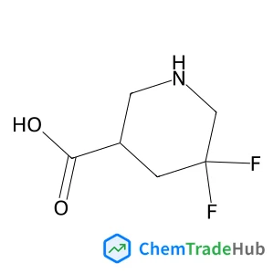 5,5-Difluoro-3-piperidinecarboxylic acid hydrochloride (1:1)