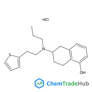 (6S)-6-{Propyl[2-(2-thienyl)ethyl]amino}-5,6,7,8-tetrahydro-1-naphthalenol hydrochloride (1:1)