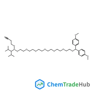 1,1-Bis(4-methoxyphenyl)-2,5,8,11,14,17-hexaoxanonadecan-19-yl 2-cyanoethyl diisopropylphosphoramidoite