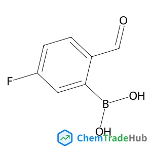 (5-Fluoro-2-formylphenyl)boronic acid structure (5-Fluoro-2-formylphenyl)boronic acid structure