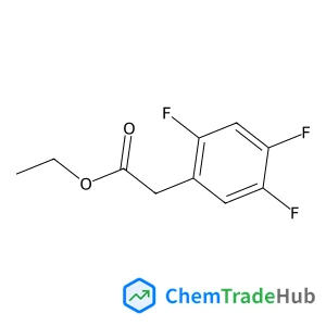 Ethyl (2,4,5-trifluorophenyl)acetate structure