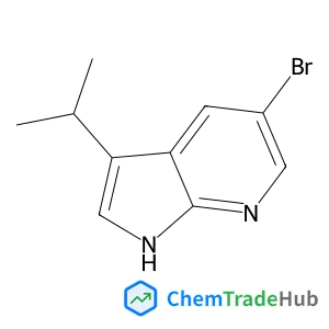 5-Bromo-3-isopropyl-1H-pyrrolo[2,3-b]pyridine structure