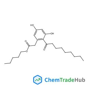 Pentyl (3,5-dihydroxy-2-nonanoylphenyl)acetate