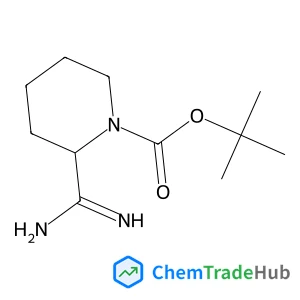 2-Methyl-2-propanyl 2-carbamimidoyl-1-piperidinecarboxylate structure 2-Methyl-2-propanyl 2-carbamimidoyl-1-piperidinecarboxylate structure