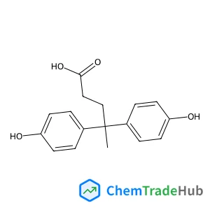 4,4-Bis(4-hydroxyphenyl)pentanoic acid