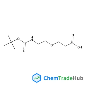 3-[2-({[(2-Methyl-2-propanyl)oxy]carbonyl}amino)ethoxy]propanoic acid