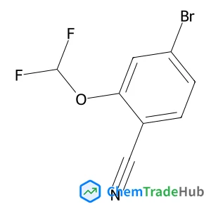 4-Bromo-2-(difluoromethoxy)benzonitrile
