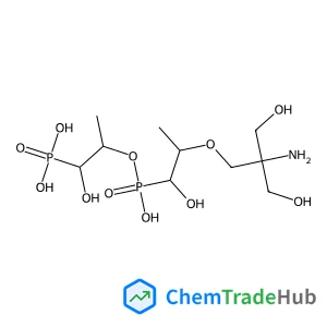 [2-[[2-[2-Amino-3-hydroxy-2-(hydroxymethyl)propoxy]-1-hydroxypropyl]-hydroxyphosphoryl]oxy-1-hydroxypropyl]phosphonic acid