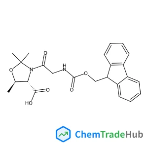 (4S,5R)-3-(N-(9-FLUORENYLMETHYLOXYCARBONYL)GLYCINYL)-2,2,5-TRIMETHYLOXAZOLIDINE-4-CARBOXYLIC ACID