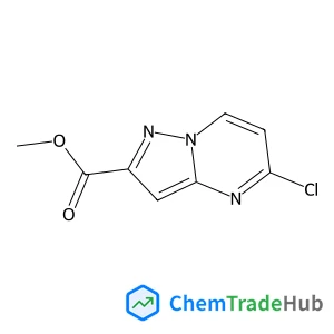 Methyl 5-chloropyrazolo[1,5-a]pyrimidine-2-carboxylate structure