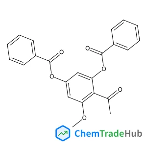 (4-ACETYL-3-BENZOYLOXY-5-METHOXY-PHENYL) BENZOATE
