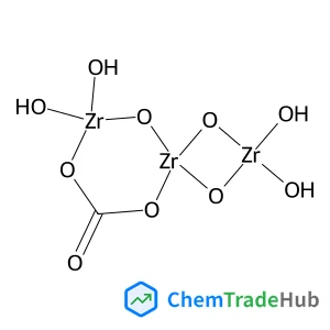 2,2,6,6-tetrahydroxy-1,3,5,7,9-pentaoxa-2$l^{4},4$l^{4},6$l^{4}-trizirconaspiro[3.5]nonan-8-one