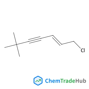 1-Chloro-6,6-dimethyl-2-hepten-4-yne structure