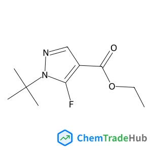 Ethyl 5-fluoro-1-(2-methyl-2-propanyl)-1H-pyrazole-4-carboxylate
