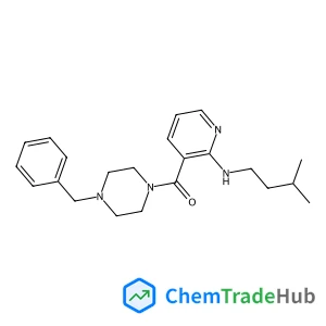 (4-BENZYLPIPERAZIN-1-YL)(2-(ISOPENTYLAMINO)PYRIDIN-3-YL)METHANONE (NSI-189)