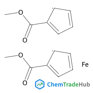 dimethyl 1,1'-ferrocenedicarboxylate structure