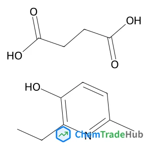 Succinic acid - 2-ethyl-6-methyl-3-pyridinol (1:1)