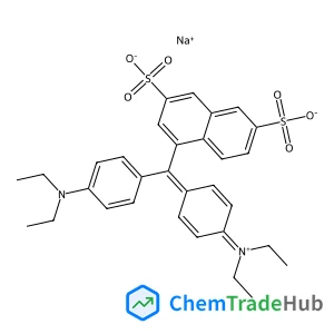 Sodium 4-{[4-(diethylamino)phenyl][4-(diethyliminio)-2,5-cyclohexadien-1-ylidene]methyl}-2,7-naphthalenedisulfonate
