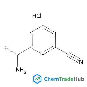 3-[(1R)-1-Aminoethyl]benzonitrile hydrochloride (1:1)