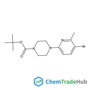 2-Methyl-2-propanyl 4-(5-bromo-6-methyl-2-pyridinyl)-1-piperazinecarboxylate