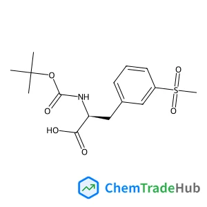 N-{[(2-Methyl-2-propanyl)oxy]carbonyl}-3-(methylsulfonyl)-L-phenylalanine