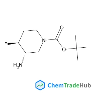 2-Methyl-2-propanyl (3S,4S)-3-amino-4-fluoro-1-piperidinecarboxylate 2-Methyl-2-propanyl (3S,4S)-3-amino-4-fluoro-1-piperidinecarboxylate