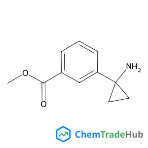 Methyl 3-(1-aminocyclopropyl)benzoate structure