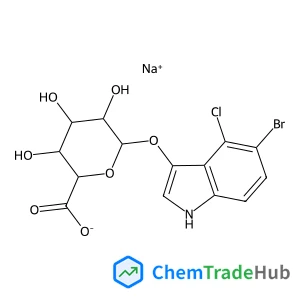 Sodium 5-bromo-4-chloro-1H-indol-3-yl beta-D-glucopyranosiduronate