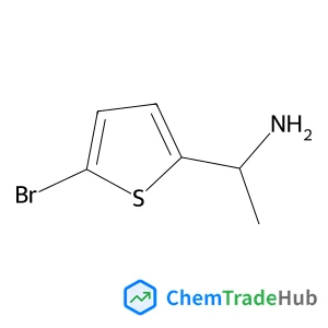 1-(5-Bromothiophen-2-yl)ethanamine structure 1-(5-Bromothiophen-2-yl)ethanamine structure