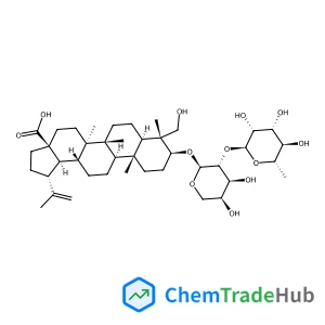 (3beta)-3-{[2-O-(6-Deoxy-alpha-L-mannopyranosyl)-alpha-L-arabinopyranosyl]oxy}-23-hydroxylup-20(29)-en-28-oic acid