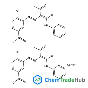 Cobaltate(1-),bis[2-[[2-(hydroxy-kO)-5-nitrophenyl]azo-kN1]-3-(oxo-kO)-N-phenylbutanamidato(2-)]-, hydrogen