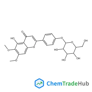 4-(5-Hydroxy-6,7-dimethoxy-4-oxo-4H-chromen-2-yl)phenyl beta-D-glucopyranoside