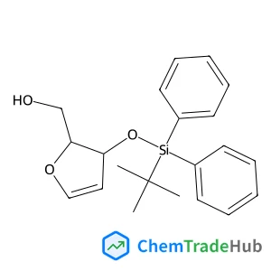 ((2R,3S)-3-(TERT-BUTYLDIPHENYLSILYLOXY)-2,3-DIHYDROFURAN-2-YL)METHANOL