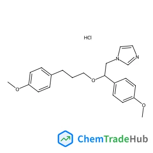 1-{2-(4-Methoxyphenyl)-2-[3-(4-methoxyphenyl)propoxy]ethyl}-1H-imidazole hydrochloride (1:1)